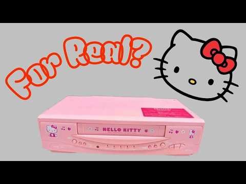 Novelty VCRs : Sanrio Hello Kitty VCR by Funai