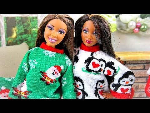 How to Make a Doll Ugly Christmas Sweater - Doll Crafts