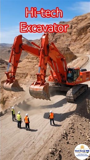 World’s Most Powerful Red Excavator 🔥You Won’t Believe This Machine! #trending #viral #youtubeshorts