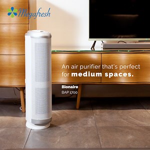 When it comes to space-saving appliances, you can never go wrong with Bionaire Air Purifier. This HEPA-Type Filter with a built-in air quality sensor keeps your air clean while sitting snugly in medium spaces! 🌬 ✅ HEPA-Type Filter ✅ Built-in air quality sensor ✅ Three-speed settings ✅ Timer ✅ Optional ionizer ✅ Filter service indicator ✅ Recommended for rooms up to 40sqm ✅ Clean Air Delivery Rate: 287 cfm ✅ Quiet Sound Level: 56 db ✅ Space Saving Tower Design Shop now: E-commerce 🔗 https://bit