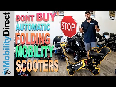 ⚠️Do NOT Buy an Automatic Folding Mobility Scooter (Auto-Fold) Before Watching This Video