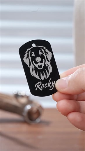 Falcon Laser Official on Instagram: "Your furry friend deserves something special 🐶✨⁠ ⁠ The Falcon A1 Pro makes it easy to engrave metal dog tags with names, numbers, and unique designs. Perfect for gifts or your four-legged bestie. ⁠ ⁠ Check the link in bio to learn more.⁠ ⁠ #FalconLaser #FalconA1Pro #LaserEngraving #CustomDogTag"