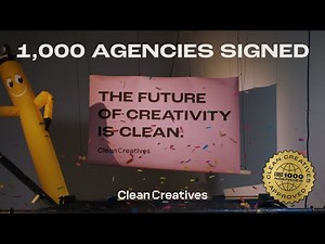 Clean Creatives Rube Goldberg Machine | 1,000 Agencies Signed Celebration