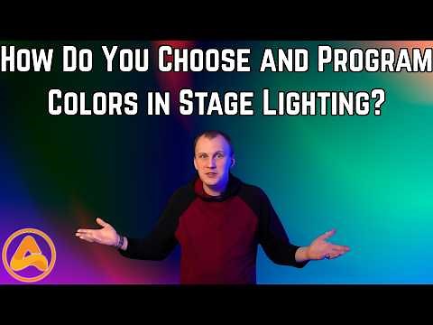 How Do You Choose and Program Colors in Stage Lighting?