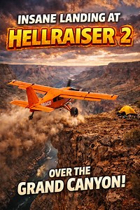 An extreme DRACO STOL landing at Hellraiser 2, a dirt strip hanging over the Grand Canyon. Different mesa. Different angle. Same risk. This is where STOL flying gets real. ✈️ Follow the journey and keep boarding with me. #Draco #STOL #BushFlying #ExtremeLanding #Hellraiser2 #GrandCanyon #Aviation | Cap Tony Ochoa