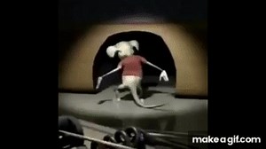 dancing rat jumpscare (discord jumper) on Make a GIF