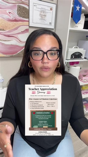 ✨ Teacher Appreciation Winners✨ . A round of applause for ALL the amazing teachers that go above & beyond to make sure our children have a safe, happy & educational environment outside of home. . This one’s for you 🫶🏽 #teachersoftiktok #teacherapprecationweek #gelmani #tampanailtech #brandonnails