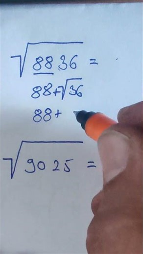 Simplifying Square Roots of Large Numbers #maths #mathstricks #school #shorts