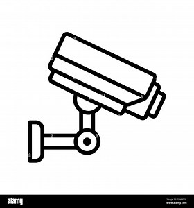 security camera icon vector design template in white background Stock Vector Image & Art - Alamy