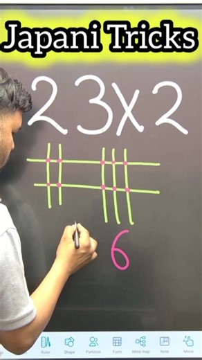 How to Make Multiplication Easy and Fun 😘 #maths #multiplication #mathtricks