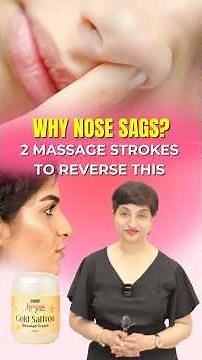 Why Nose Sags? | 2 Massage Strokes to Reverse This | Nasal Cartilage Facts & Fixes