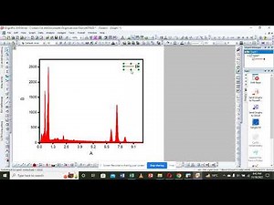 how to draw EDX graphs in origin