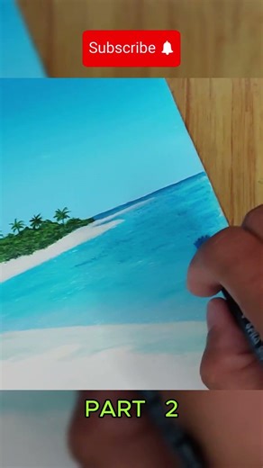 UNBELIEVABLE FINISH! 🏝️ Tropical Island Painting (Part 2)