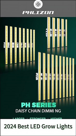PHLIZON Full-spectrum LED Grow Light for Indoor Plants 2024 Best LED Grow Lights