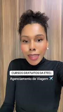 Cursos técnicos da ETEC: Agenciamento de Viagem. #vestibulinhoetec #provadaetec #etec2026