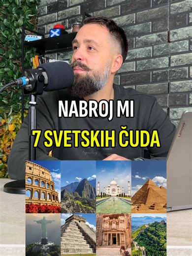 SEDAM savremenih SVETSKIH CUDA #slusajsadovo #podcast #quiz
