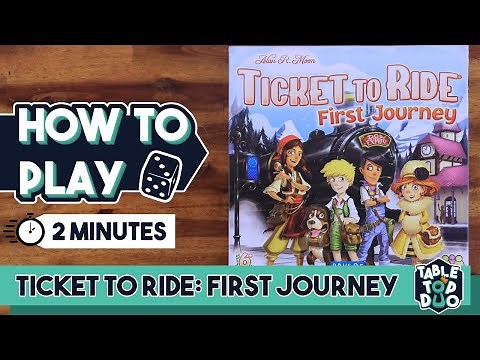 How to Play Ticket To Ride First Journey in 2 Minutes