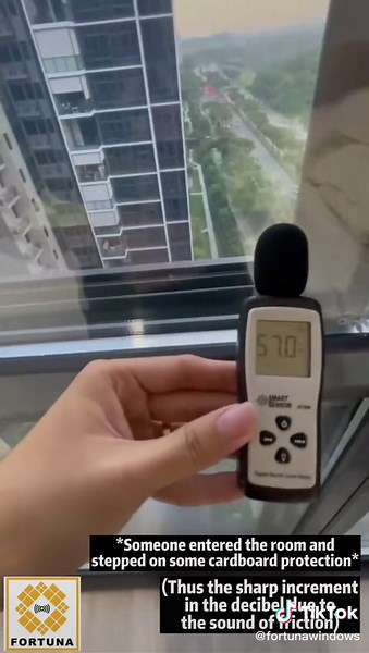 Featuring our soundproof window 🔇🪟 #soundproof #window #singapore #fortuna #renovation #homedecor #interiordesign #acoustic #architecture #energysaving #casementwindow #upvc #doubleglazing #noisecancelling