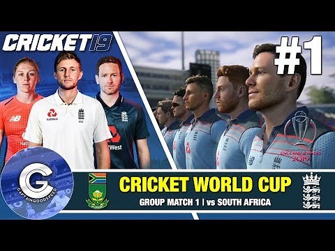 Cricket 19 World Cup Playthrough (England) #1 | THE WORLD CUP BEGINS!