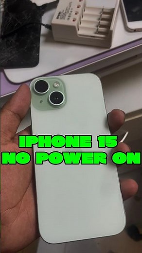⚡ iPhone 15 Dead Repair Done! No Power Issue Fixed 📱✅