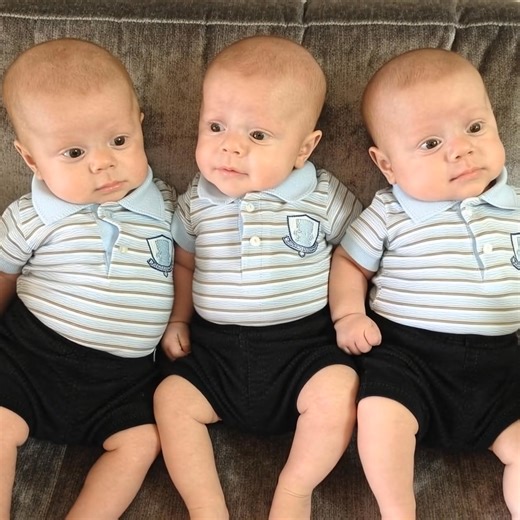 1.4K views · 19 reactions | Wow❗️❗️Meet identical triplets that became famous all over the worldThey are completely identical - one face for three.來How do their parents tell them apart? There is only one detail that help them distinguish their babies.✅Learn more and check their photos in the comment box below⬇️⬇️⬇️ | Take it easy | Facebook