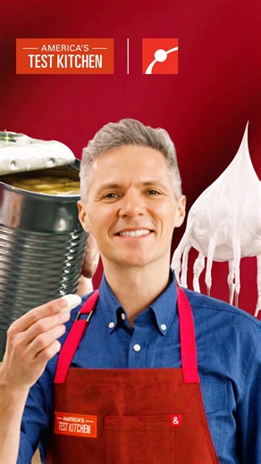 Learn how to make plant-based, dairy-free meringues using aquafaba with America's Test Kitchen’s Joe Gitter! #PlantBased #Cooking #Sustainability #Vegan | Museum of Science, Boston