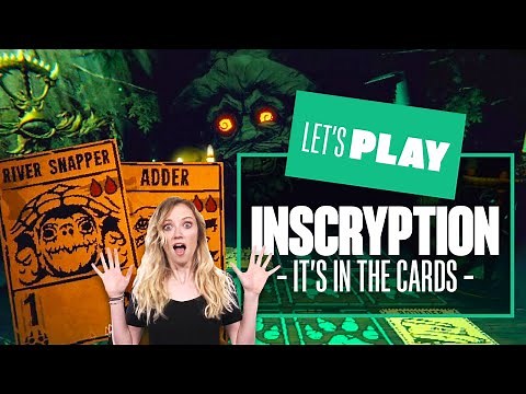 Let's Play Inscryption - SPOOKY, SCARY DECK BUILDING - IT'S IN THE CARDS! INSCRYPTION PC GAMEPLAY