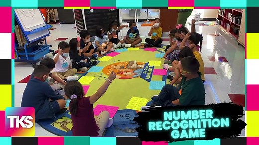 Here’s an easy and fun first week of school number game! Use our FREE number mats. Say a number. Students touch the number! This is great for number recognition and following directions. Click the link for your free file! Free file: https://bit.ly/numberrecognitionmats (Video recorded in 2020. Masks no longer required.) | Kindergarten Smorgasboard