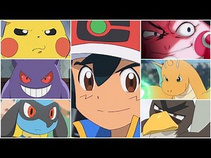 FULL ASH KETCHUM POKEMON JOURNEYS TEAM !