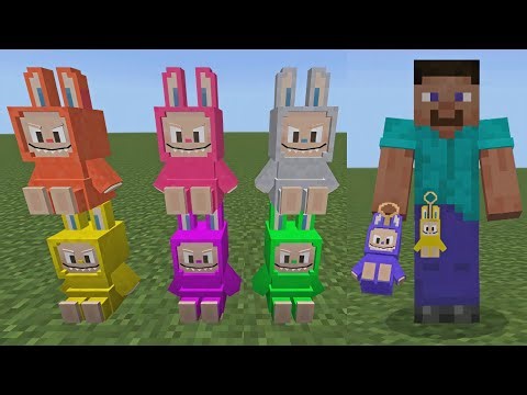 Labubu addon in Minecraft PE Bedrock edition
