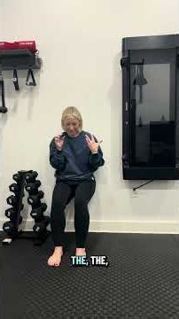 1-Minute Wall Sit Challenge | Strength Snack