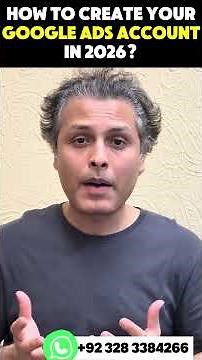 How To Create Your Google Ads Account In 2026? #googleadsaccount #googleadsaccountkaisebanaye