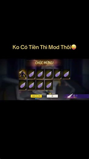 MOD SKIN FF OB52/ Link mod ở phần bình luận❤️#xuhuongyoutube #modff #modskinff
