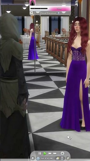 GRIM'S OUR NEW SUGAR DADDY #thesims4 #sims4 #100babychallenge #shorts