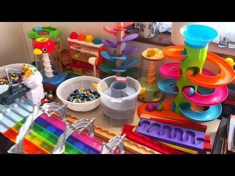 Marble Run Special ！Many marbles race down colorful courses!5-Color Racing Course