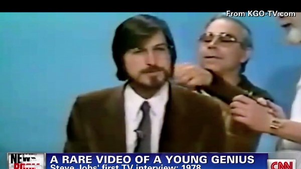Steve Jobs' first TV interview