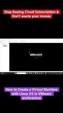 How to Create a Virtual Machine with Linux Operating System in VMware workstation