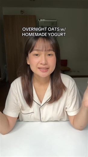 6.9K views · 33 reactions | First attempt at making homemade yogurt (and I just woke up from a bad night's sleep) Pls give me tips! I feel like mine isn't thick enough. #yogurt #overnightoats #mukbang #foodieph #foodstagram #foodblogger | The Chinita Foodie | Facebook