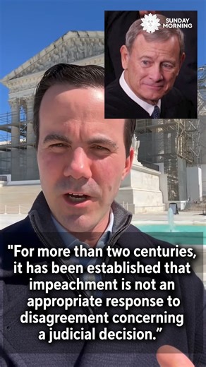 Robert Costa takes a deep dive into the Supreme Court’s view of executive power, analyzing Chief Justice John Roberts' rare public statement and the historical echoes of past presidential standoffs. Legal experts weigh in on the limits of authority and the role of checks and balances. cbsn.ws/6974 | CBS Sunday Morning