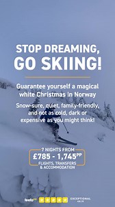 Skiing Norway's enchanting mountains over the festive period makes for an unforgettable winter holiday. Forget the dreaming, a white Christmas is guaranteed with snow-sure ski slopes remaining open throughout the festive period - and they’re surprisingly quiet too! | Ski Safari