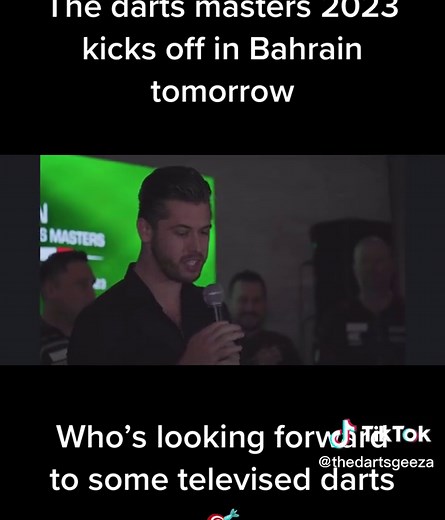Darts coverage will be on ITV4 from 4pm (UK time) tomorrow! (Thursday) #darts #dartscommunity #dartsoracle #lovethedarts #fyp #dartslive #dartsport #pdc #dartslove #dartsnews #winmau #dartsmasters #bahrain #2023 #live