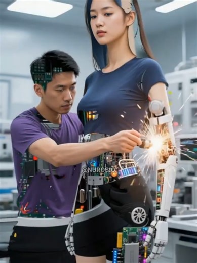 Guy Tries Out the Newest Girlfriend Robot at the Expo #ai #robot #2025