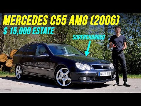 This 2006 Mercedes C55 AMG is an INSANE 570 hp V8 powerhouse estate 🤪 🏁 S203 W203 C-Class