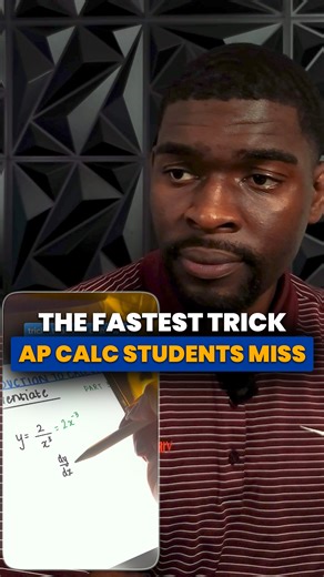 James Zach Boykin | AP Calculus Tutoring on Instagram: "Your teen scores higher in AP Calc when they learn fast and efficient methods. #mathematics #calculus #apcalculus #math Credit: @skeducates"