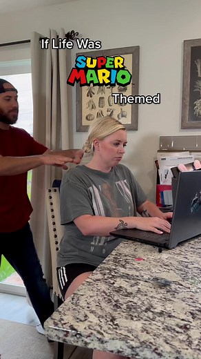 Looks like he needs a power up 🍄🤣 #marriedlife #supermario #mariobros #couplescomedy | Theblondebrewer