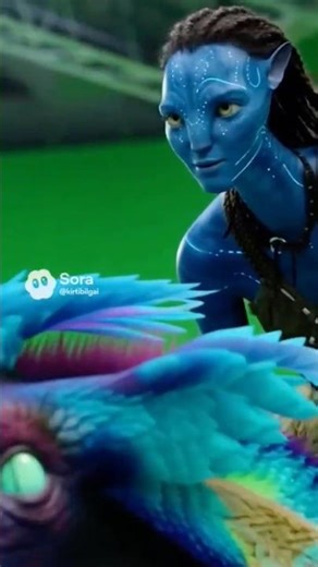 Behind the Scenes: Alien Huntress Flying Her Sky-Beast! 🎬🔥✅ #shorts #avatar #avatarworld