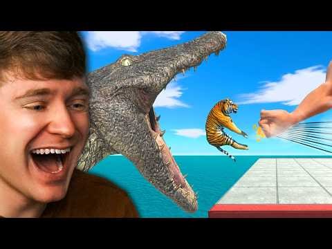 GIANT PUNCH CROCODILE TRAP in ARBS!? (Reaction)