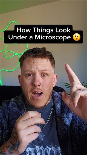 How Things Look Under A Microscope 🔬 #Shorts