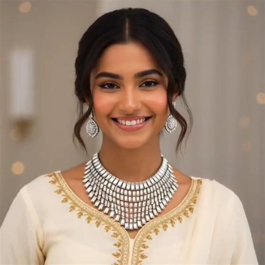 Luxury Rhinestone Jewelry Set ✨ 4 Piece Necklace, Earrings, Ring & Bracelet for Women