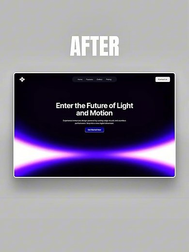 Figma UI Trick: Glowing Hero Animation for Websites
